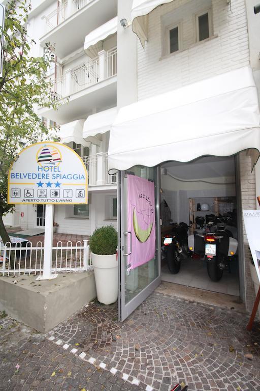 Hotel Belvedere Spiaggia Rímini Exterior foto